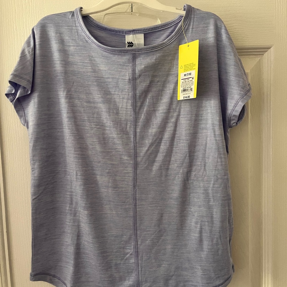 Girl’s periwinkle all in motion athletic Top